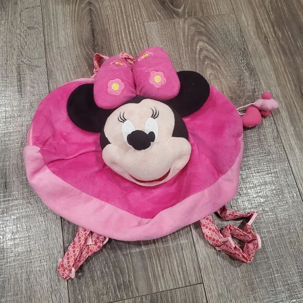 Girls Disney Minnie Backpack Minnie Mouse Pink Bag